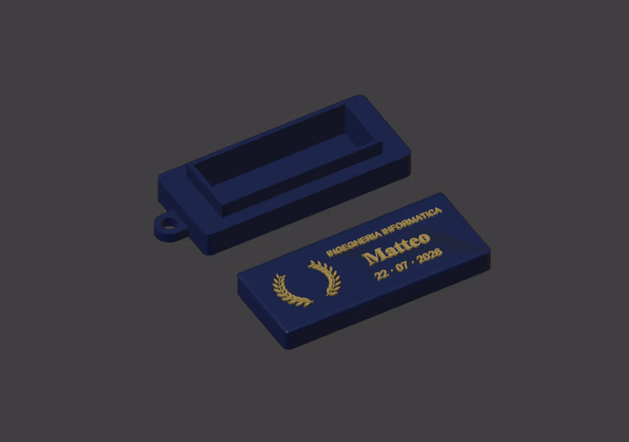 Graduation keychain