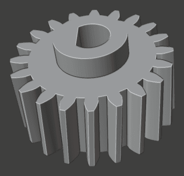 Rebuilt wear-resistant gear