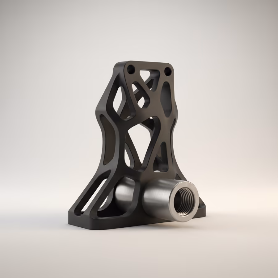 PETG-CF technical bracket 3D-printed
